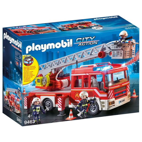 PLAYMOBIL® City Action Όχημα Πυροσβεστικής με Σκάλα και Καλάθι Διάσωσης 9463 Παιχνίδι