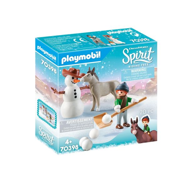 PLAYMOBIL® PLAYMOBIL® Spirit Παιχνίδια στο Χιόνι με τον Σνιπς & τον Σενιόρ Κάροτς 70398 Παιχνίδι