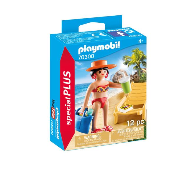 PLAYMOBIL® Special Plus Παραθερίστρια με Ξαπλώστρα 70300 Παιχνίδι
