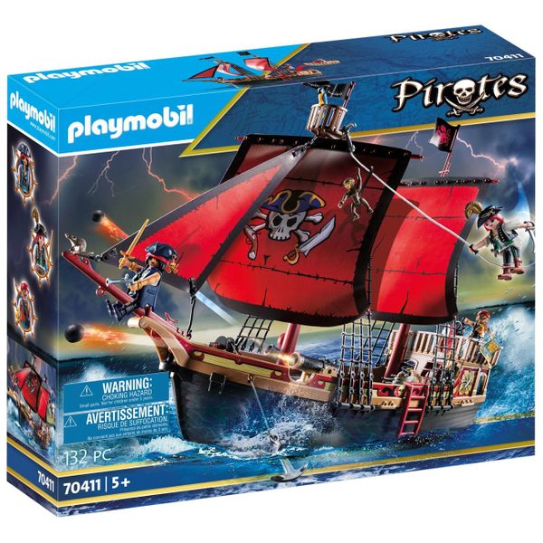 PLAYMOBIL® Pirates Πειρατική Ναυαρχίδα 70411 Παιχνίδι