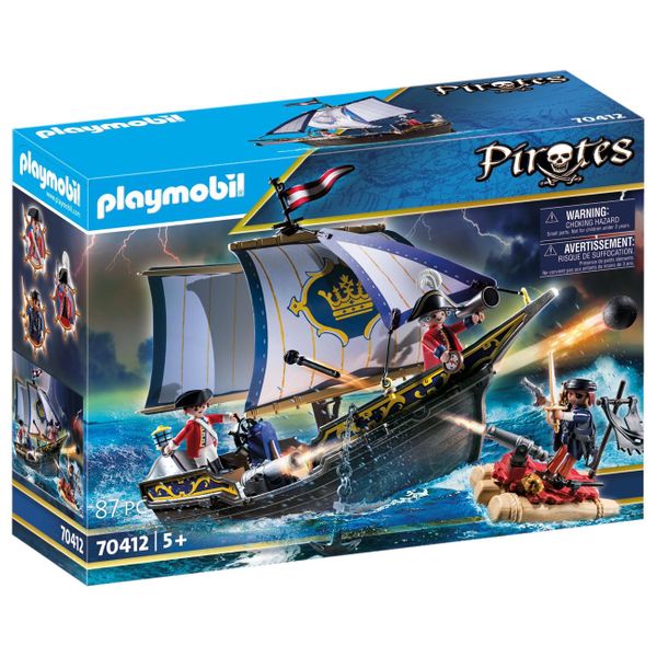PLAYMOBIL® Pirates Πλοιάριο Λιμενοφυλάκων 70412 Παιχνίδι