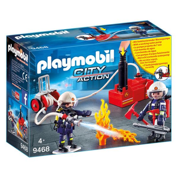 PLAYMOBIL® City Action Πυροσβέστες με Αντλία Νερού 9468 Παιχνίδι
