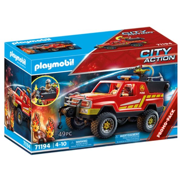 PLAYMOBIL® City Action Πυροσβεστικό Όχημα Υποστήριξης 71194 Παιχνίδι