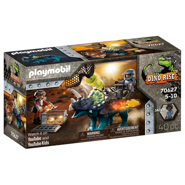 PLAYMOBIL® Dino Rise Τρικεράτωψ & Μαχητές 70627 Παιχνίδι