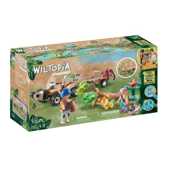 PLAYMOBIL® Wiltopia Φροντιστές Ζώων με Όχημα 71011 Παιχνίδι