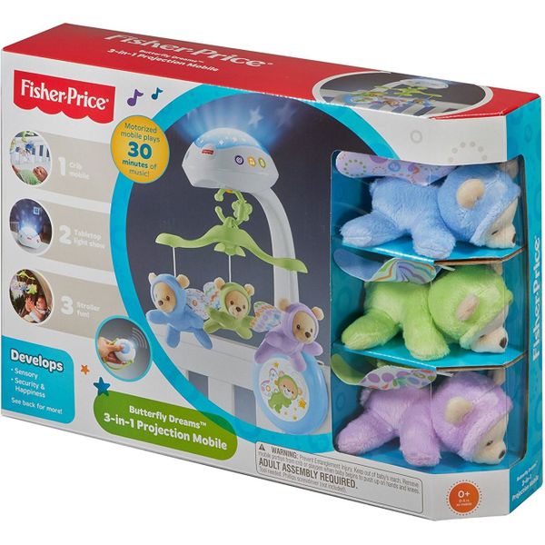 Fisher Price® Περιστρεφομενο Κούνιας Αρκουδάκια CDN41 Παιχνίδι