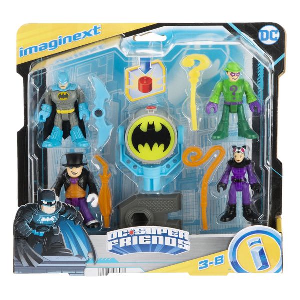 Fisher Price® Fisher Price® Imaginext - Bat-Tech Bat-Signal Φιγούρες Σετ Των 4 HFD47 Παιχνίδι
