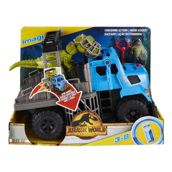 Fisher Price® Fisher Price® Imaginext - Jurassic World 3 Νταλίκα Απόδρασης Δεινοσαύρων GVV50 Παιχνίδι