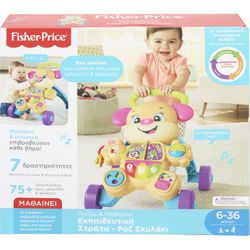 Fisher Price® Εκπαιδευτική Στράτα Σκυλάκι Smart Stages-Ροζ FTC68