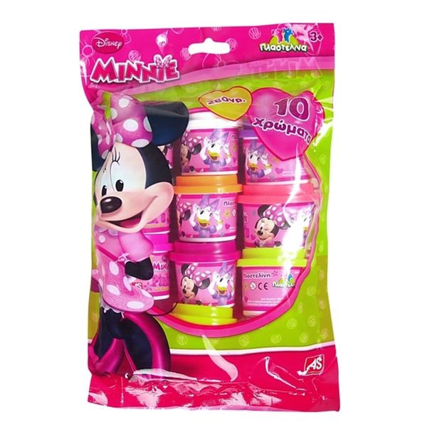 AS AS 10 Βαζάκια Minnie σε Σακουλάκι 1Oz 1045-03569 Πλαστελίνη