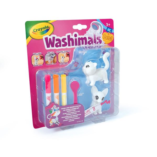 Crayola Crayola Washimals Γατάκι & Σκυλάκι 74-7474 Σετ Ζωγραφικής