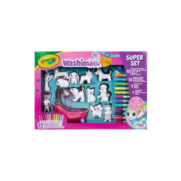 Crayola Crayola Washimals Pets Super Set 74-7321 Σετ Ζωγραφικής