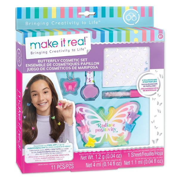 Make it Real Make it Real Butterfly Dreams Cosmetic Set 326 Styling