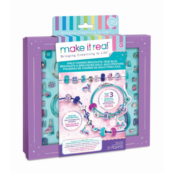 Make it Real Halo Charms Bracelets True Blue 1721 Styling