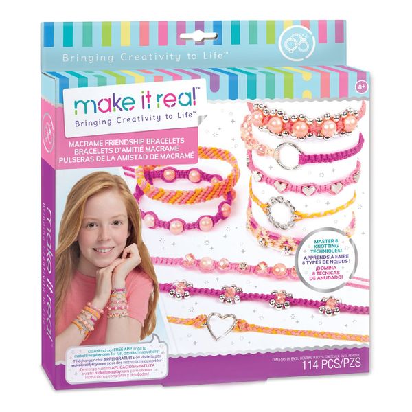 Make it Real Macrame Friendship Bracelets 1318 Styling