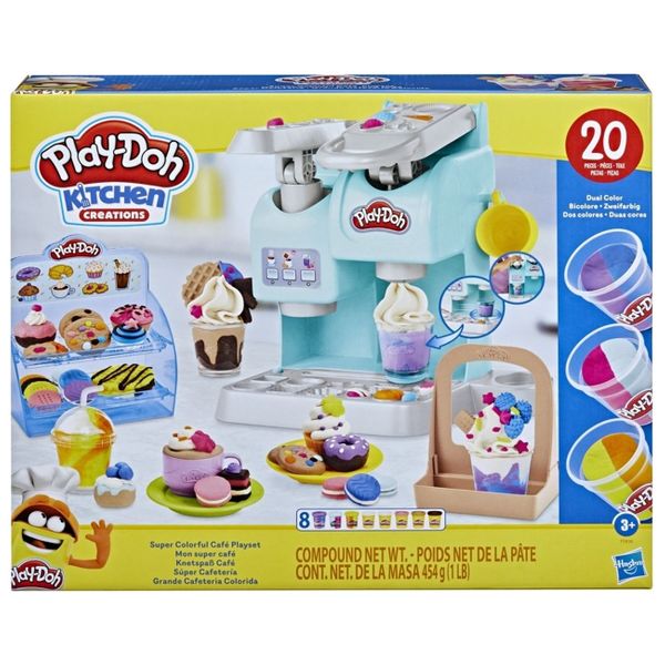 Play-Doh Πολύχρωμο Καφέ F5836 Πλαστελίνη