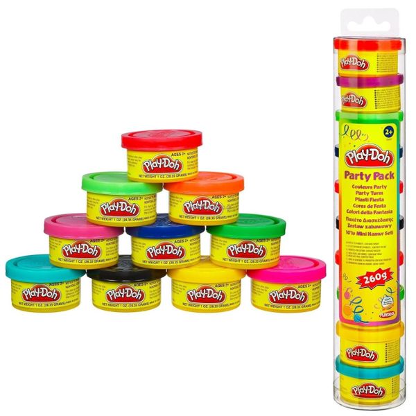 Play-Doh Πάρτυ Μινι Βαζάκια 10τμχ 22037148 Πλαστελίνη