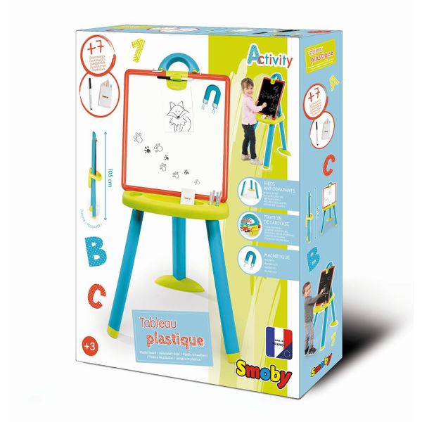 Smoby Πίνακας Διπλής Όψης με Πλαστικά Πόδια 410623 Πίνακας