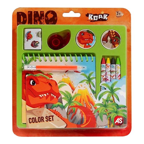 AS AS Color Set Δεινόσαυροι 027-64150 Σετ Ζωγραφικής