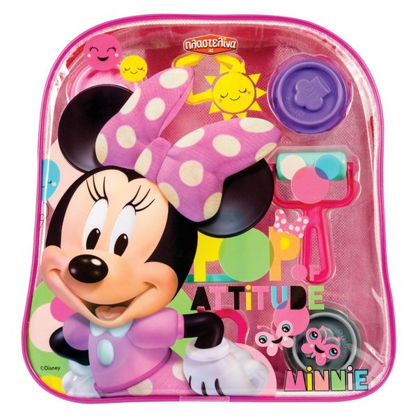 AS AS Σετ σε Τσάντα PVC Minnie 1045-03574 Πλαστελίνη