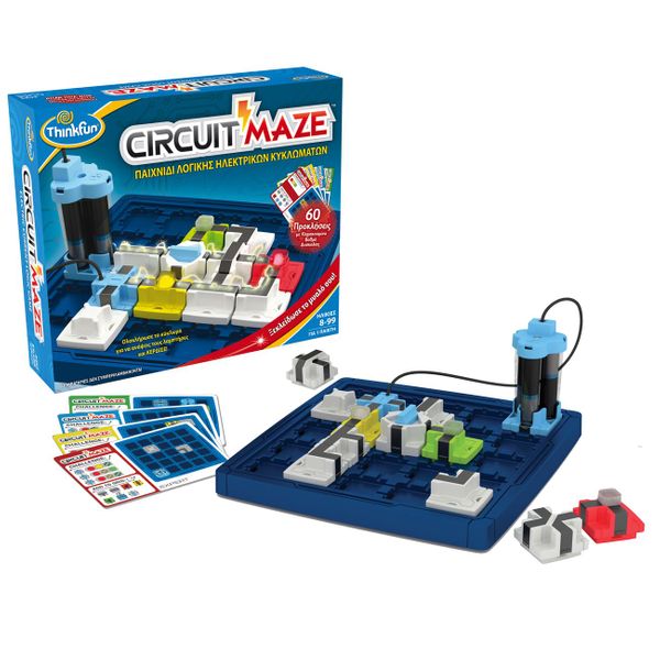 ThinkFun Παιχνίδι Λογικής Circuit Maze 1008 Εκπαιδευτικό Παιχνίδι