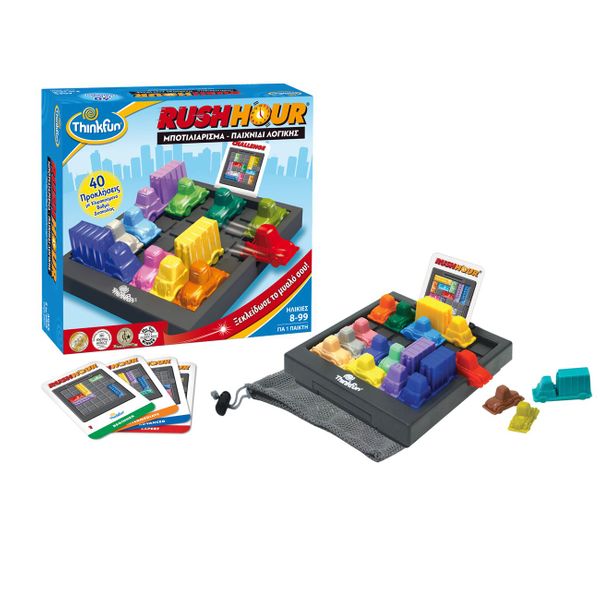 ThinkFun Παιχνίδι Λογικής Rush Hour 5000 Εκπαιδευτικό Παιχνίδι