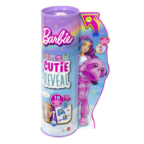 Mattel Mattel Barbie Cutie Reveal - Βραδύπους HJL59 Παιχνίδι Κούκλα