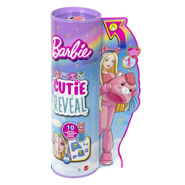 Mattel Mattel Barbie Cutie Reveal - Λάμα HJL60 Παιχνίδι Κούκλα