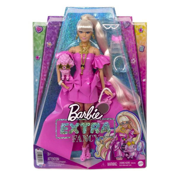 Mattel Mattel Barbie Extra Fancy - Pink Plastik HHN12 Παιχνίδι Κούκλα