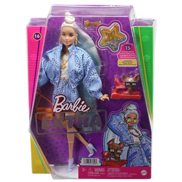 Mattel Mattel Barbie Extra - Blonde Bandana HHN08 Παιχνίδι Κούκλα