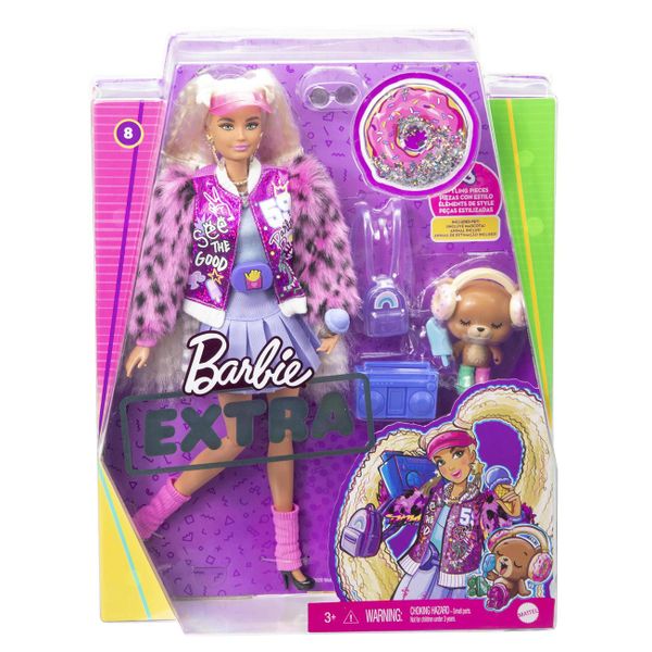 Mattel Mattel Barbie Extra - Blonde Pigtails Gyj77 Παιχνίδι Κούκλα