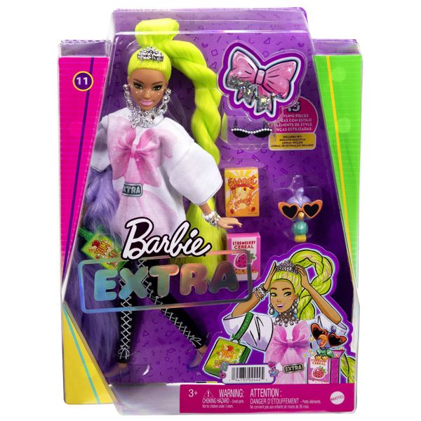 Mattel Mattel Barbie Extra - Neon Green Hair HDJ44 Παιχνίδι Κούκλα