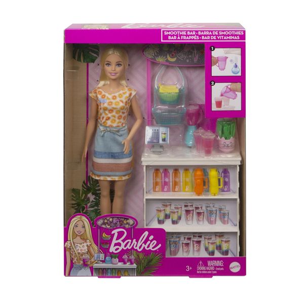 Mattel Mattel Barbie Wellness - Smoothie Bar GRN75 Παιχνίδι Κούκλα