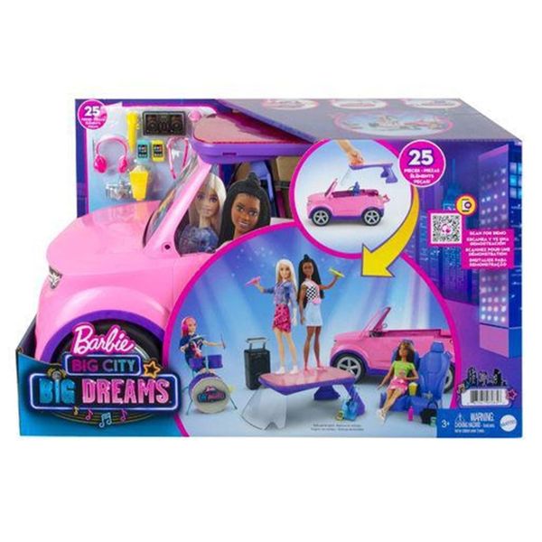 Mattel Barbie Μουσική Σκηνή & SUV GYJ25 Παιχνίδι