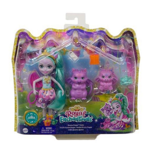 Mattel Mattel Enchantimals Κούκλα & Οικογένεια Δράκοι GYJ09 Παιχνίδι