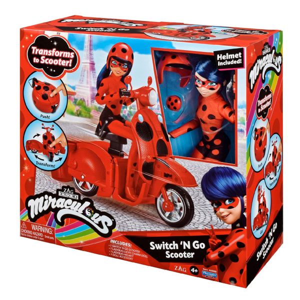 Miraculous Miraculous Σκούτερ Με Ladybug MRA47000 Παιχνίδι