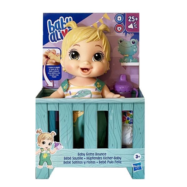 Baby Alive Baby Alive Baby Got Bounce Frog E9427 Παιχνίδι Κούκλα