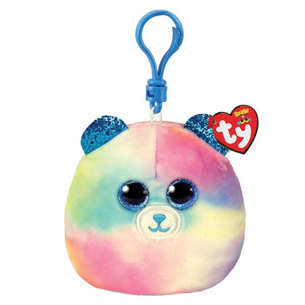 TY Squishy Beanies Αρκουδάκι Παστέλ 7-39566 Κλιπ