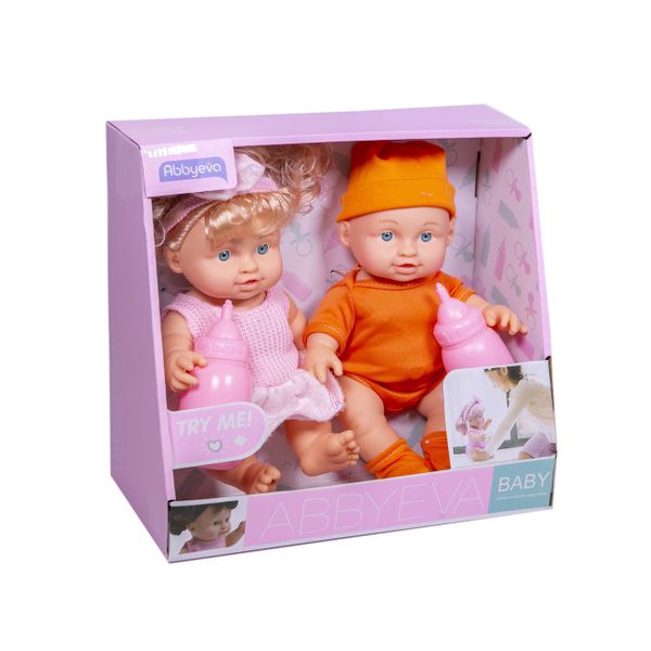 OEM OEM Σετ 2 Μωρά Με Αξεσούάρ YL438-2 Παιχνίδι