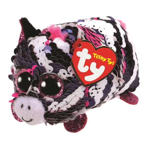 TY Μικρό Χνούδωτο Sequin Ζέβρα Ροζ 1607-42404 Λούτρινο