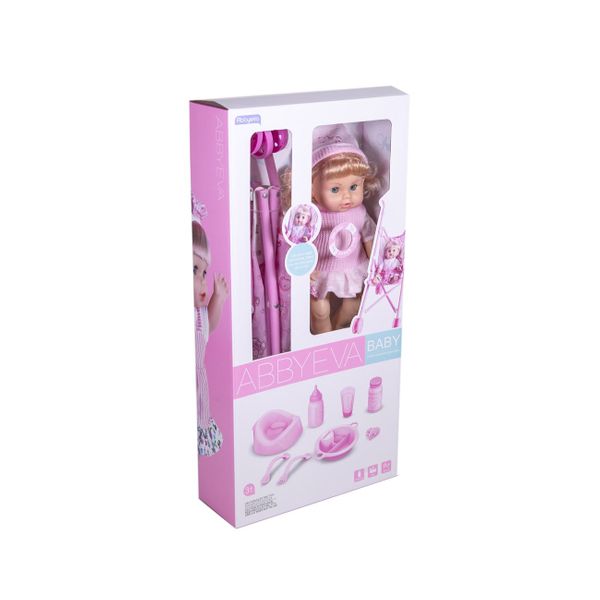 OEM Μωρό Με Καρότσι & Αξεσουάρ YL129-5 Παιχνίδι