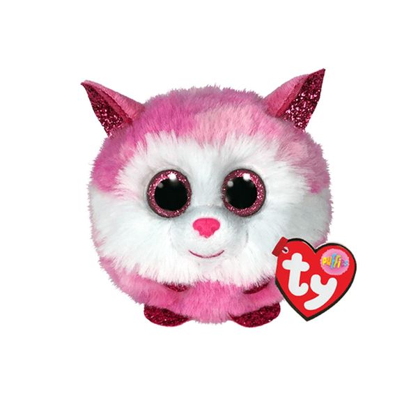 TY TY Beannie Balls Χνουδωτό Χάσκι Ροζ 42522 Παιχνίδι