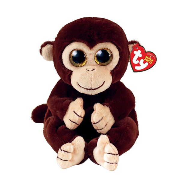TY TY Beannie Bellies Χνουδωτό Μαϊμουδάκι Καφέ 15 cm 40541 Παιχνίδι