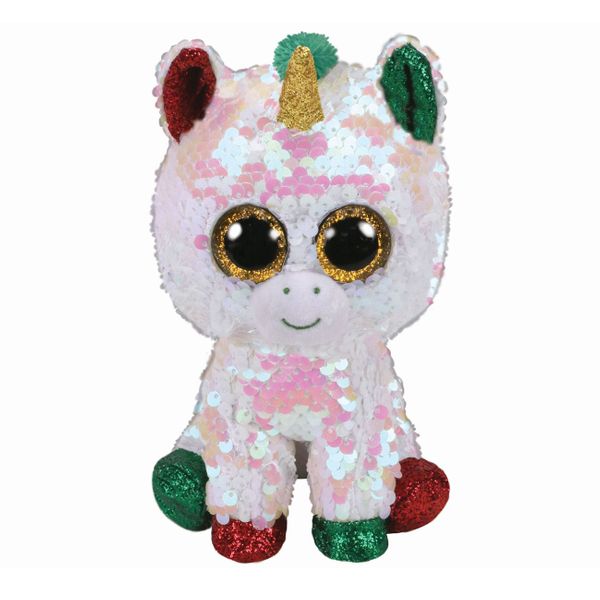 TY Χνουδωτό Sequin Μονόκερος Χριστούγεννα 1607-36336 Παιχνίδι