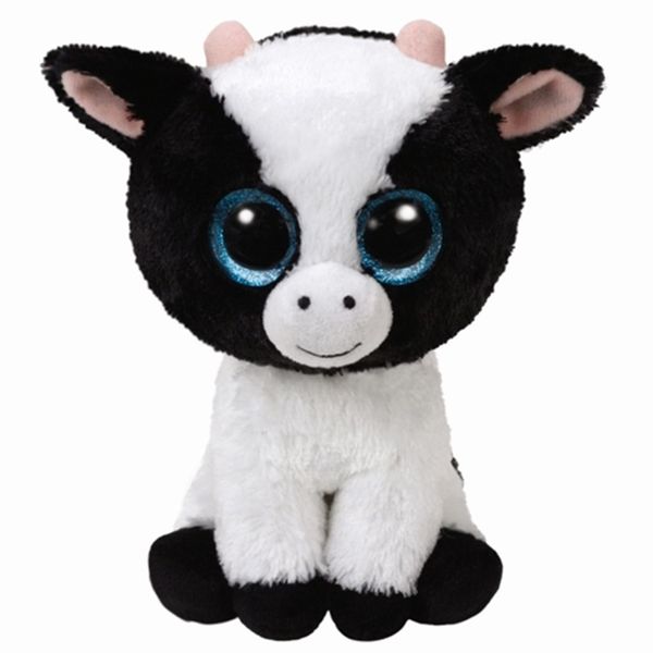 Χνουδωτό Αγελαδα Άσπρο - Μαύρο 15 cm 1607-36841 Παιχνίδι