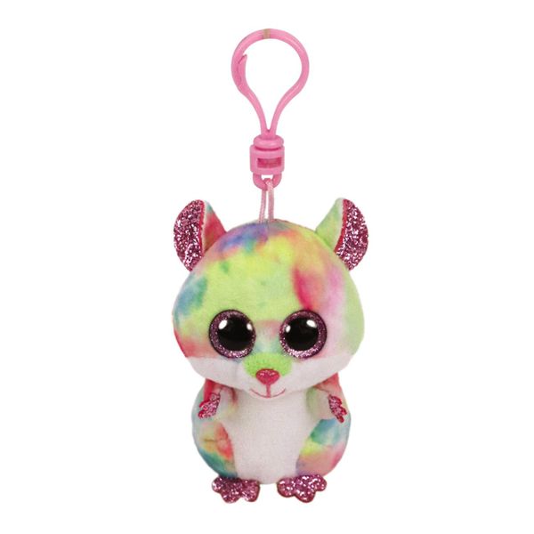 TY TY Χνουδωτό Χάμστερ Πολύχρωμο 8.5 cm 1607-36558 Κλιπ