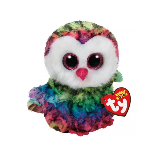 TY Χνουδωτό Κουκουβάγια Πολύχρωμη 1607-37221 Παιχνίδι