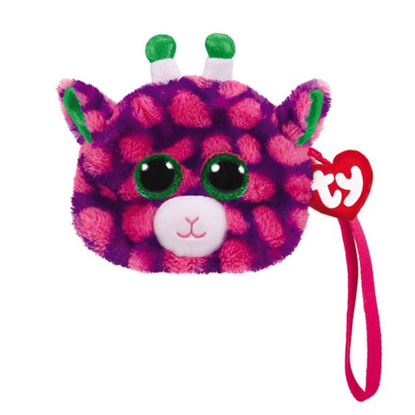 TY Χνουδωτό Πορτοφολάκι Καμηλοπάρδαλη Ροζ 1607-95211 Αξεσουάρ