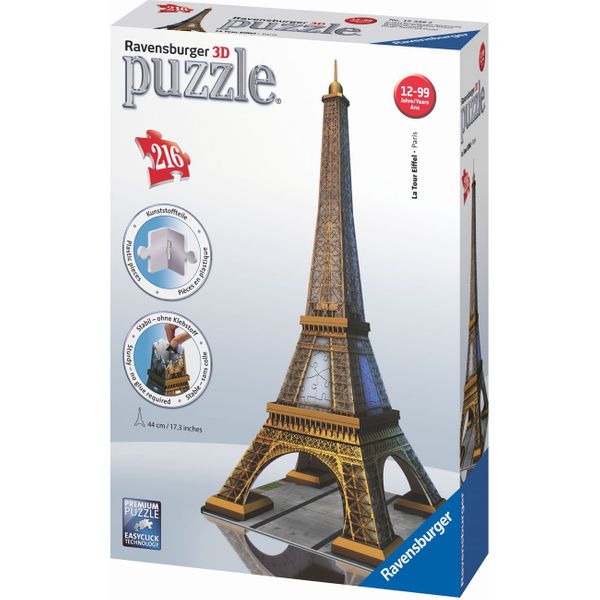 Ravensburger Ravensburger 3D Πύργος Άιφελ 12556 216 Τεμ. Παζλ