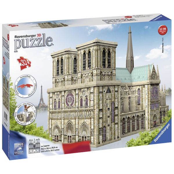 Ravensburger Ravensburger 3D Maxi Νοτρ Νταμ 12523 216 Τεμ. Παζλ